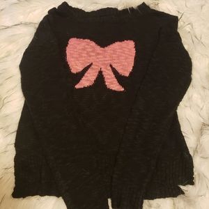 Pink Bow sweater